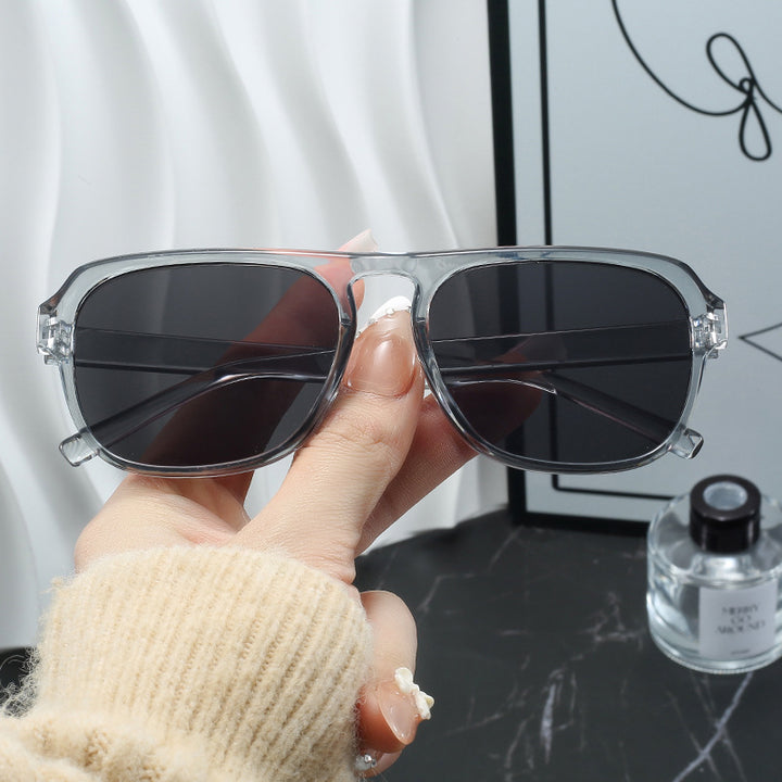 Women's modern rectangular sunglasses with polarized lenses Bowlift