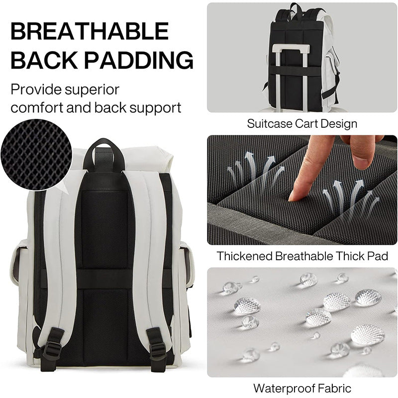 Urban Backpack with Multifunctional Pockets Bowlift