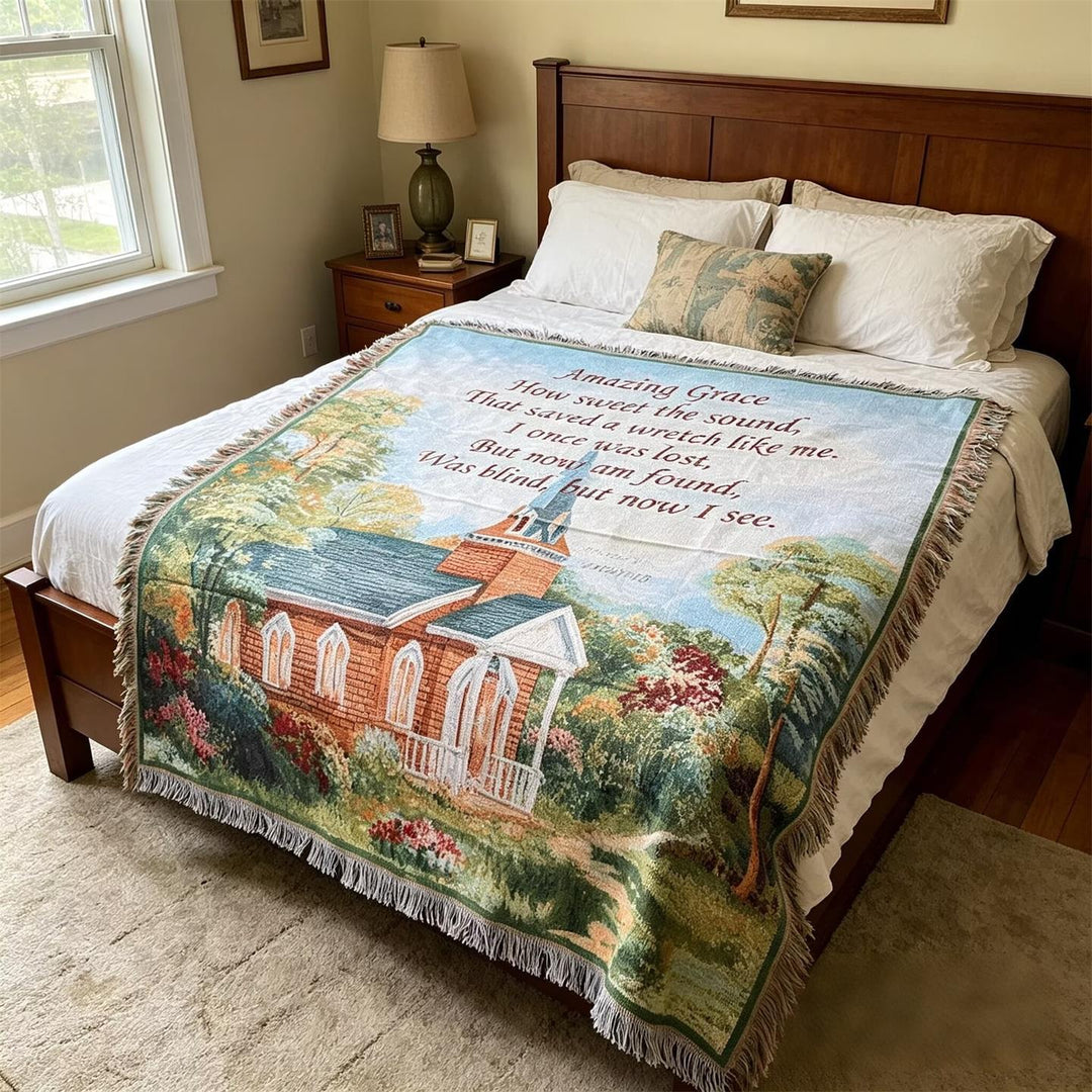 Inspirational Tapestry Throw Blanket
