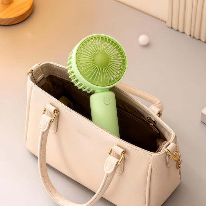 Ladies Portable USB Fan with Flexible Holder Bowlift