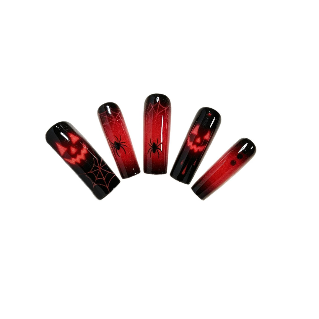 Spooky Themed Press-On Nail Art Bowlift
