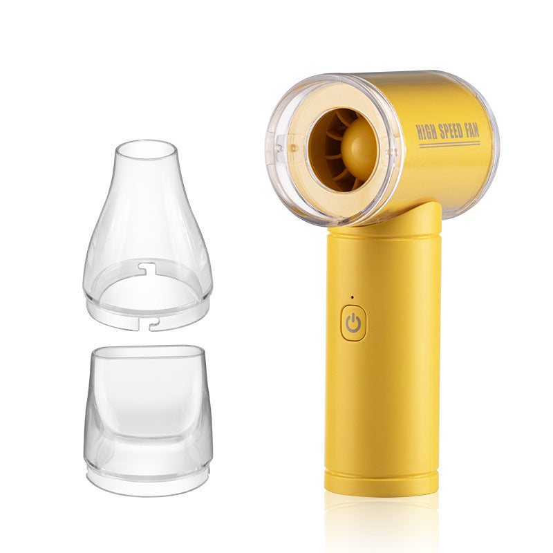 Women portable high-speed handheld fan with interchangeable attachments Bowlift