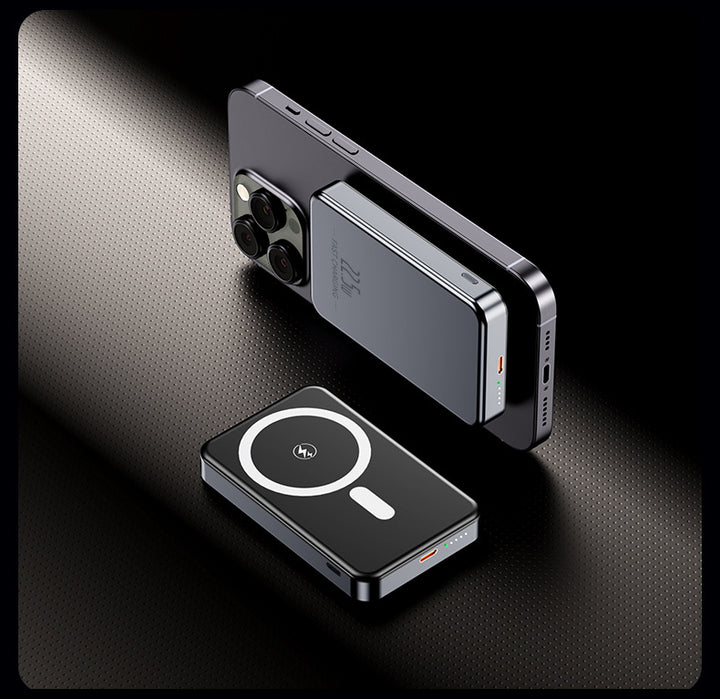 Portable induction power bank with slim design and LED display Bowlift