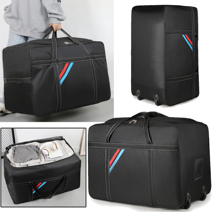 Spacious travel bag with lightweight wheels and reinforced carrying handle Bowlift