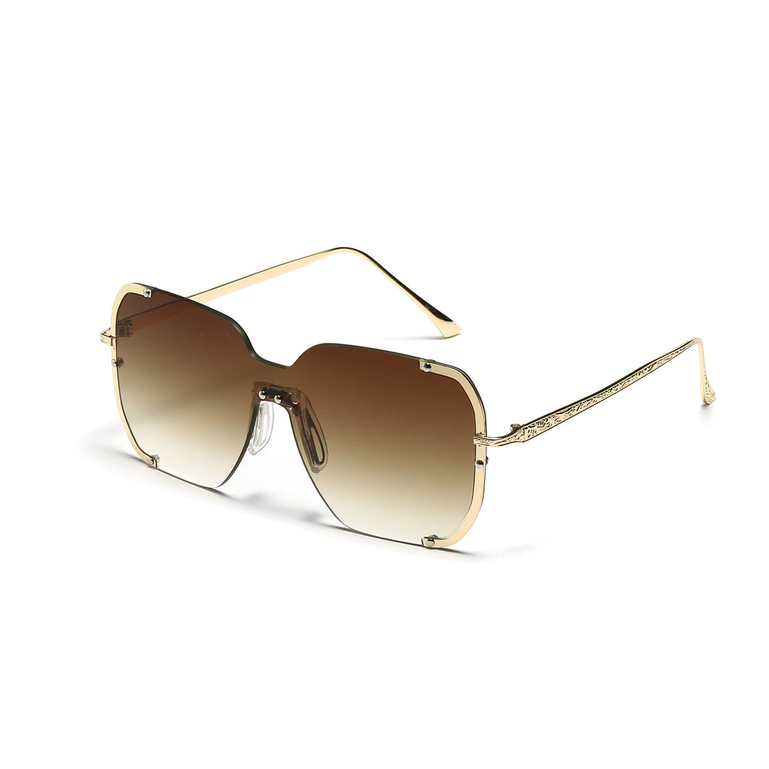 Women large stylish sun protection glasses Bowlift