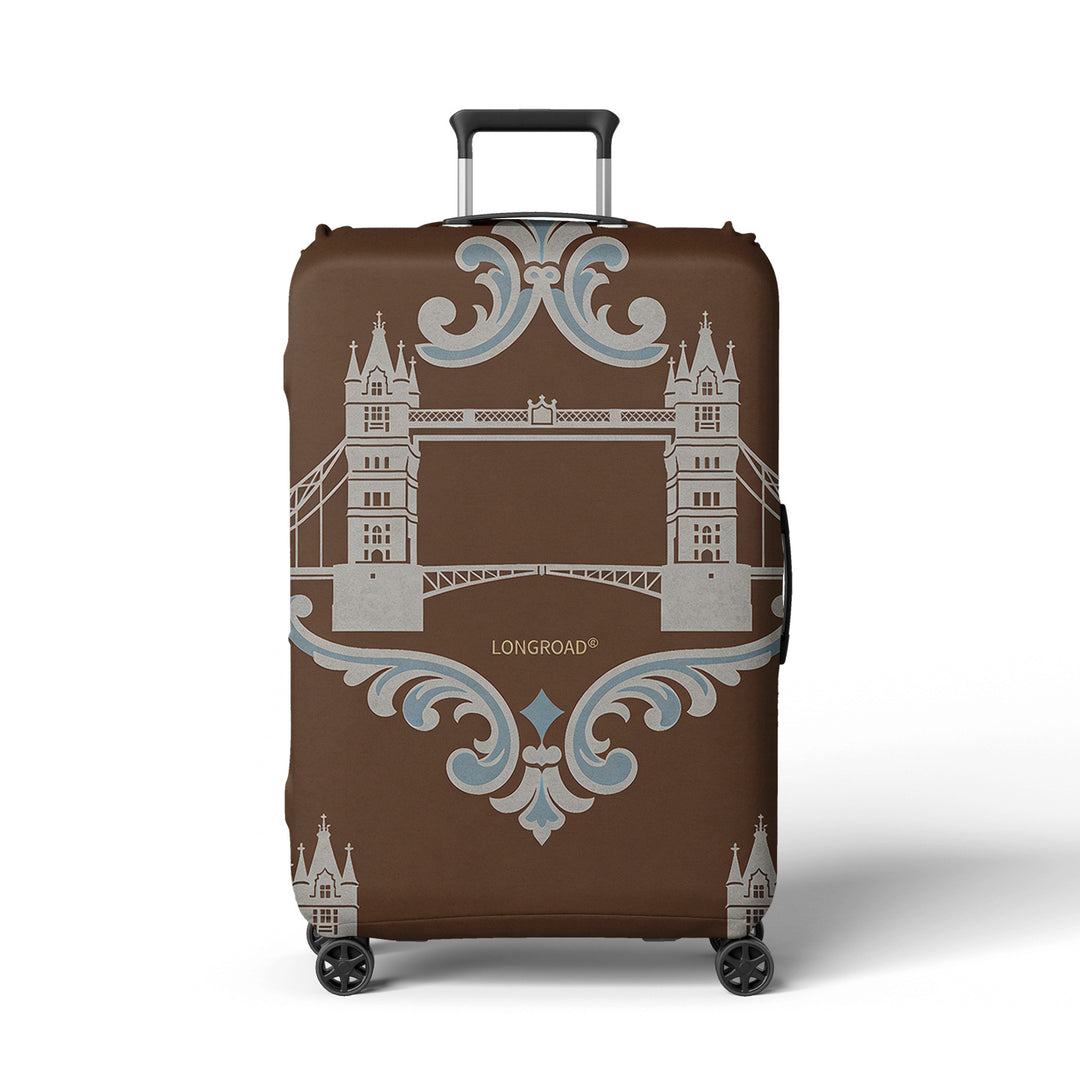 Women's Travel Trolley Bowlift with elegant baroque pattern