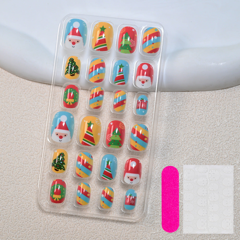 Themed Summer Beach Nail Art Press-On Nails Bowlift