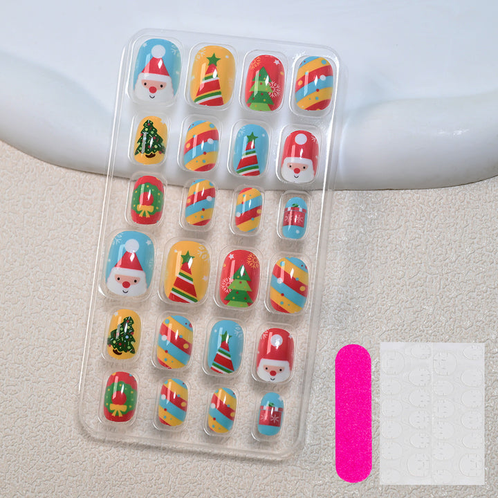 Themed Summer Beach Nail Art Press-On Nails Bowlift