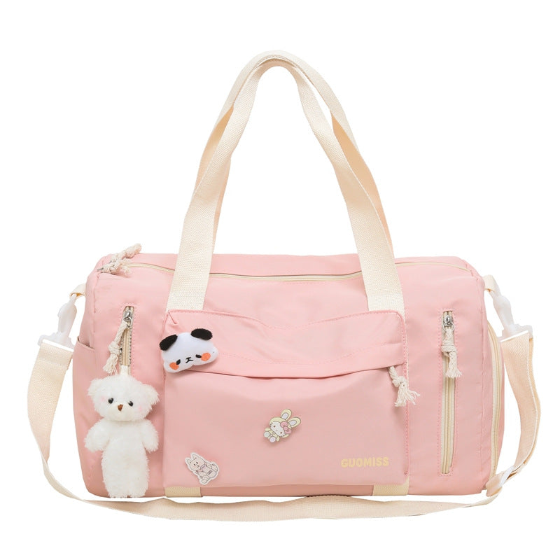 Sporty Travel Bag with Playful Designs Bowlift