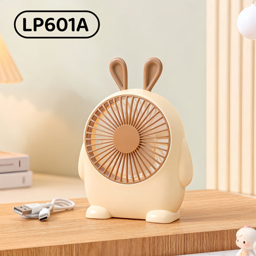 Women's Portable Mini Table Fan in Cute Animal Design Bowlift