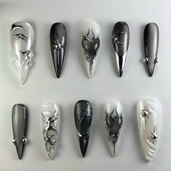 Thematic Artisan Press-On Nail Set Bowlift