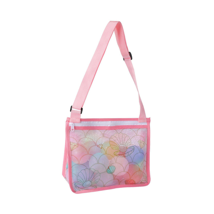 Practical Beach Bag Made of Mesh Material Bowlift