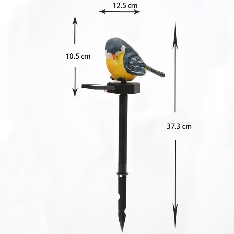Realistic Solar-Powered Predator Owl Garden Stake With Motion Sensor Bowlift