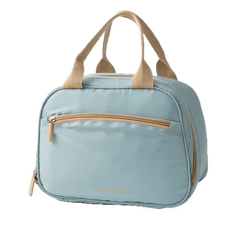 Insulated Thermal Lunch Tote Bag with Dual-Zip Compartments Bowlift