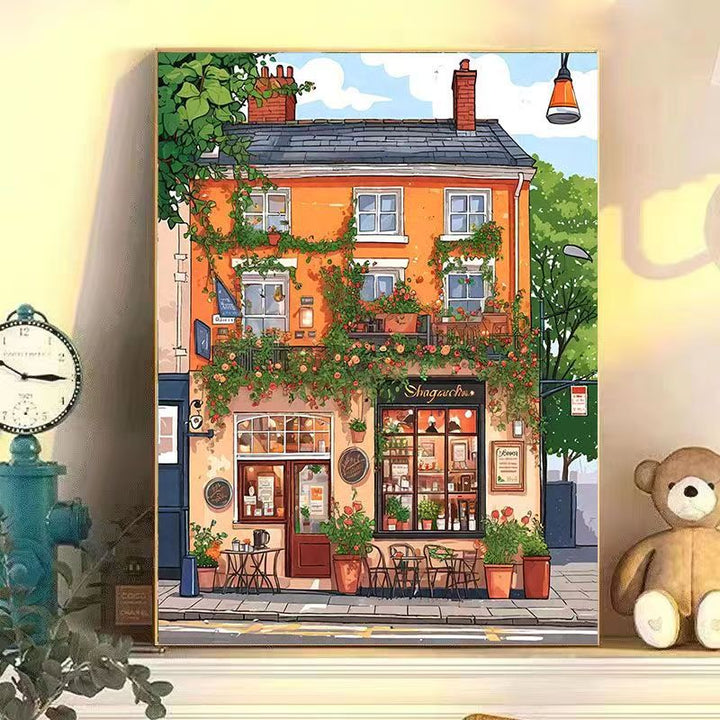 Urban Café Landscape Wall Art Bowlift