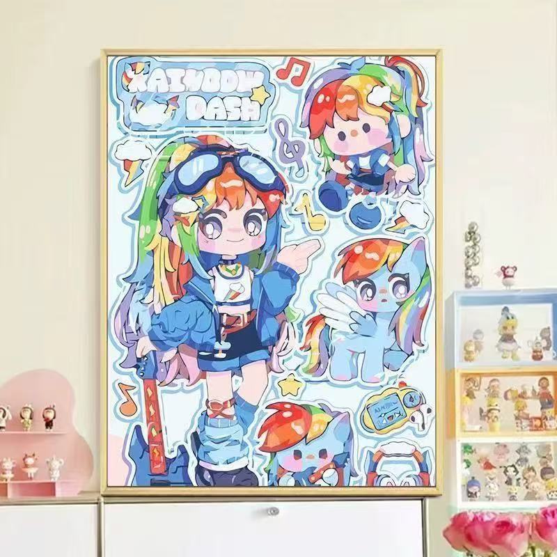 Cute Fantasy Character Wall Art Bowlift