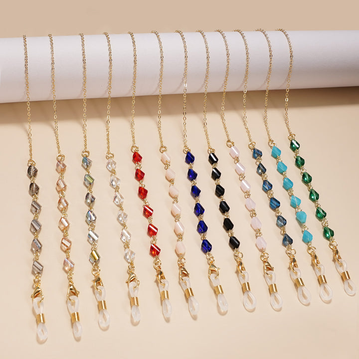 Elegant Beaded Eyewear Chain Bowlift
