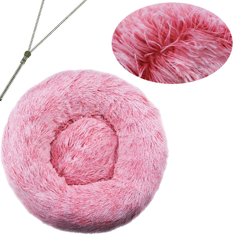 Plush Circular Dog Bed