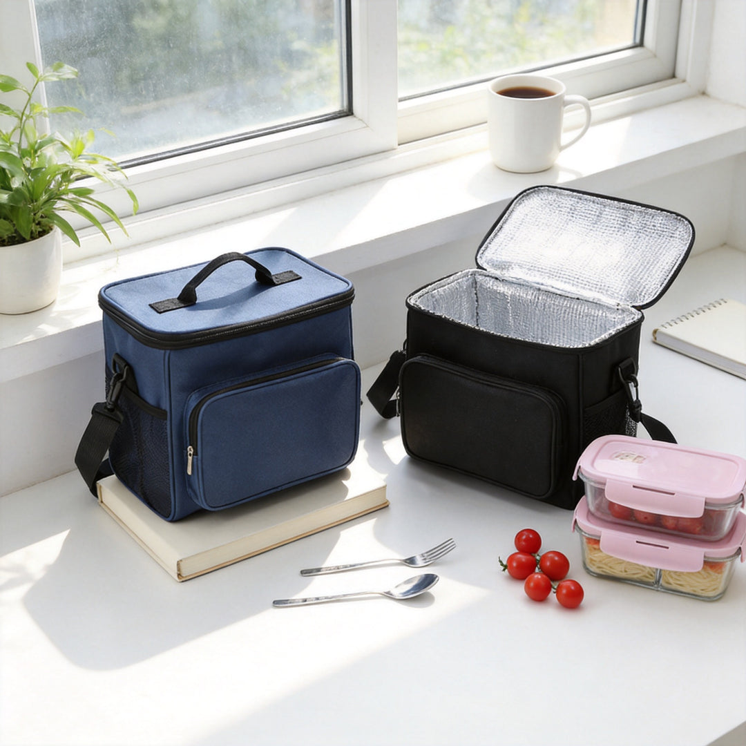 Insulated cooler bag with practical compartments Bowlift