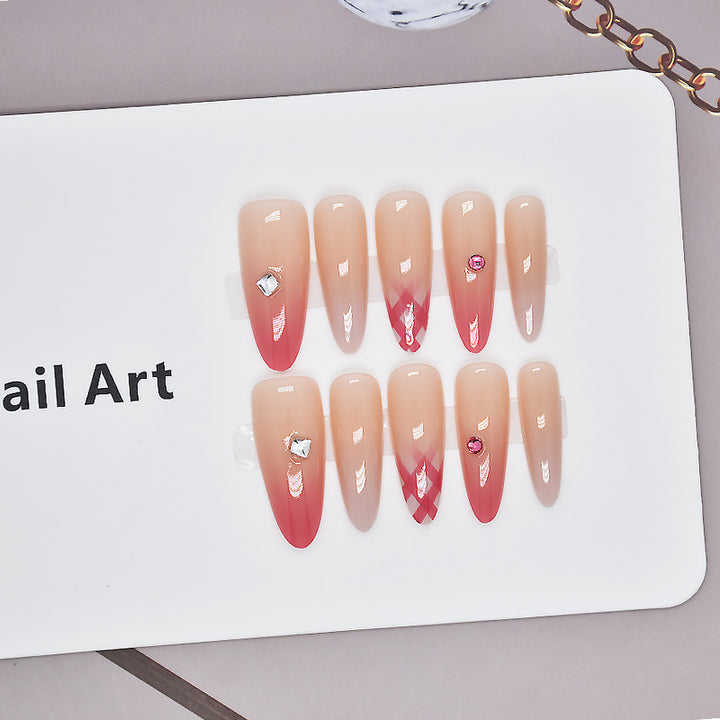 Gradient Ombre Press-On Nail Extensions Bowlift