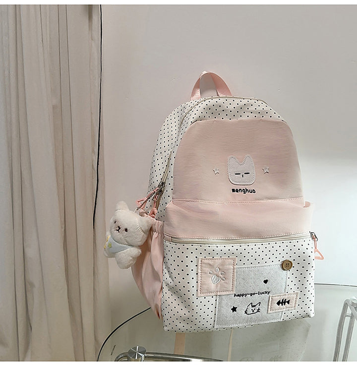 Cute Character-Themed School Backpack