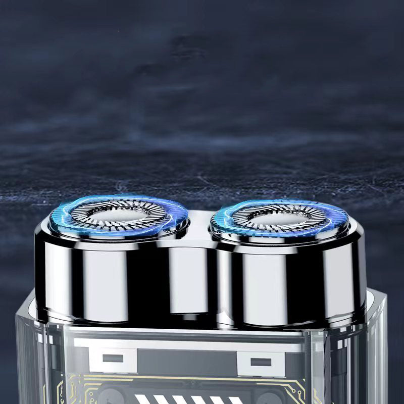 BowLift | Transparent Mini Dual-Head Electric Shaver