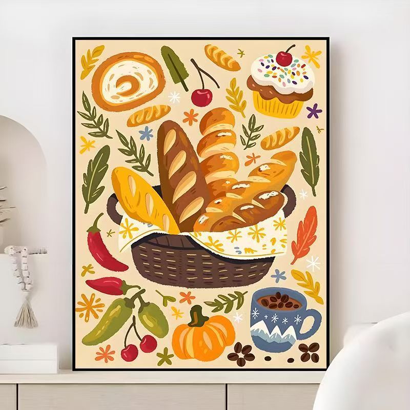 Gourmet Culinary-Themed Wall Art Bowlift