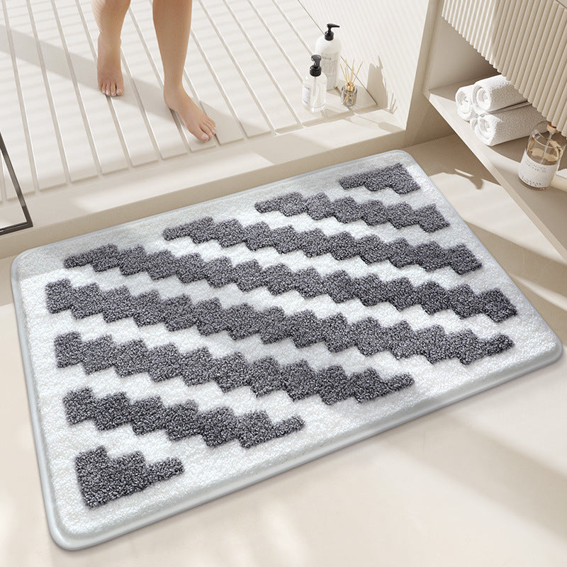 Plush Non-Slip Bath Mat Bowlift