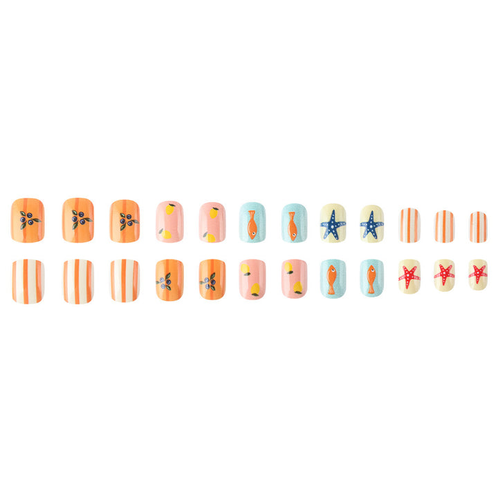 Themed Summer Nail Art Set Bowlift