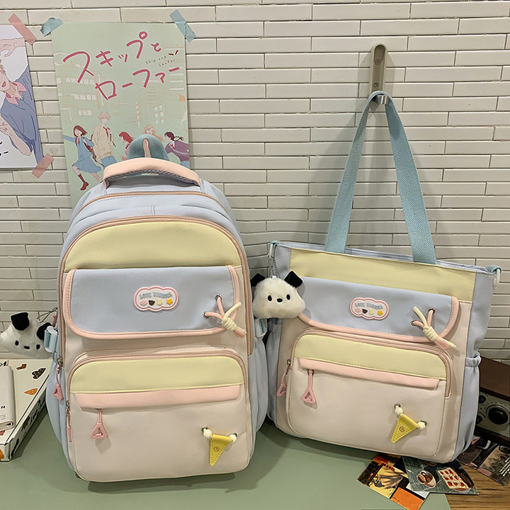 Multi-Functional Plush School Backpack Bowlift