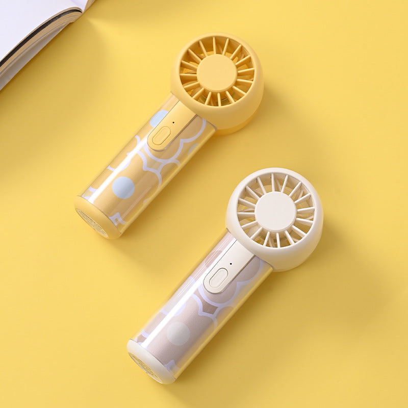 Unisex nano compact portable handheld fan rechargeable via USB with quiet operation and ergonomic grip Bowlift