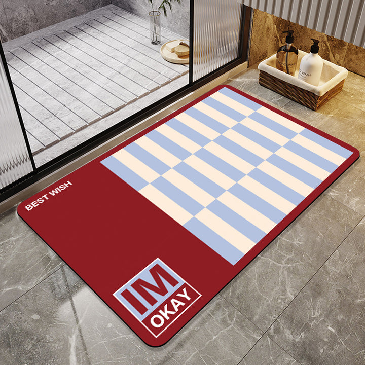 Cheerful Decorative Entrance Mat Bowlift