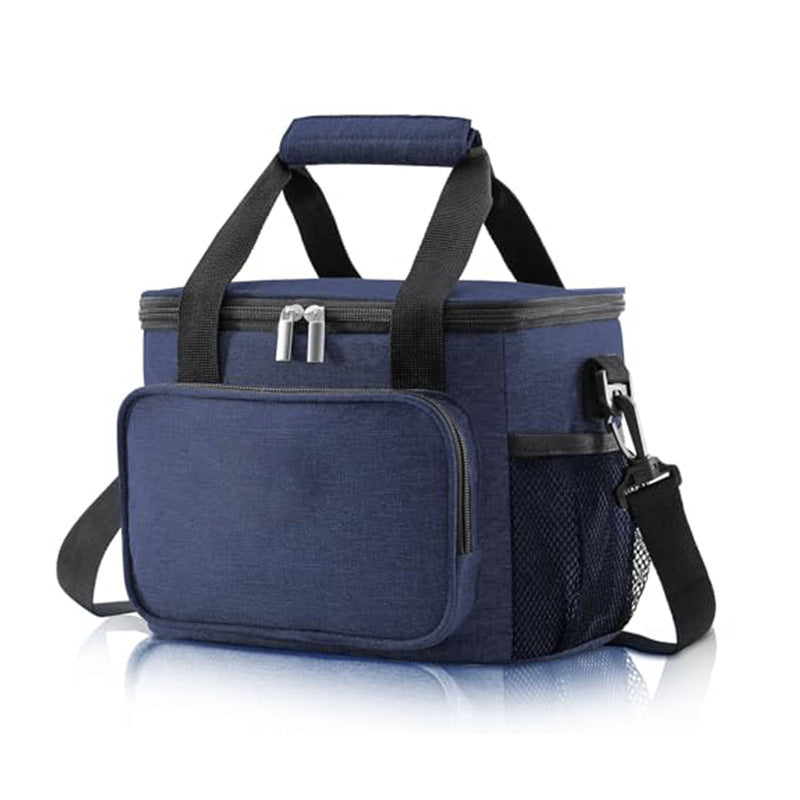Insulated cooler bag with practical front pocket Bowlift