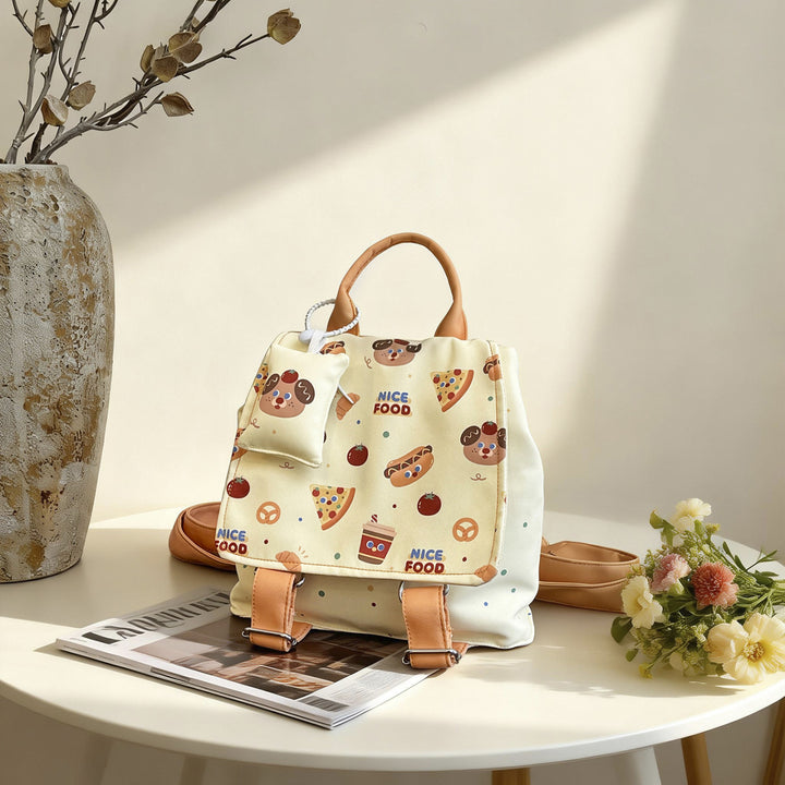 Illustrated Children’s Canvas Backpack
