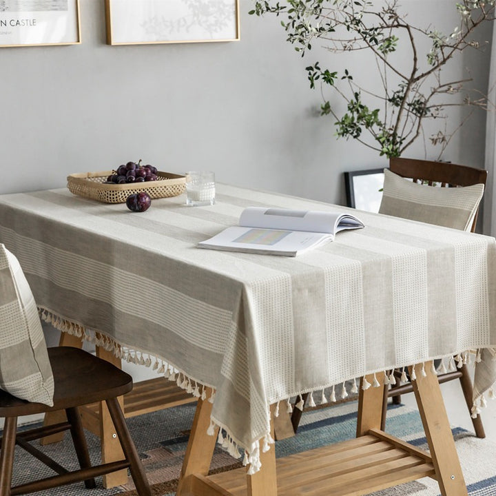 Textured Weave Tablecloth