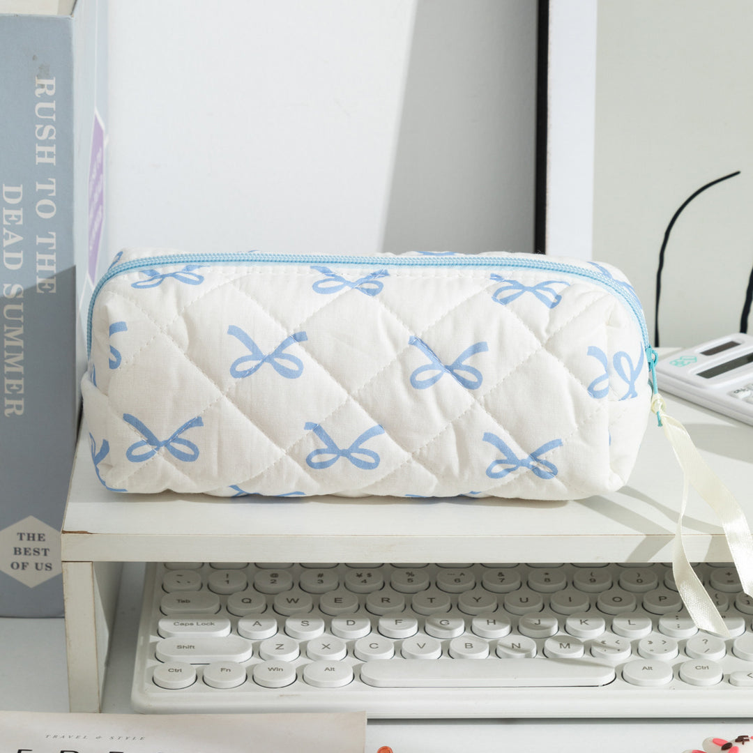 Quilted Scissors Print Pencil Case Bowlift