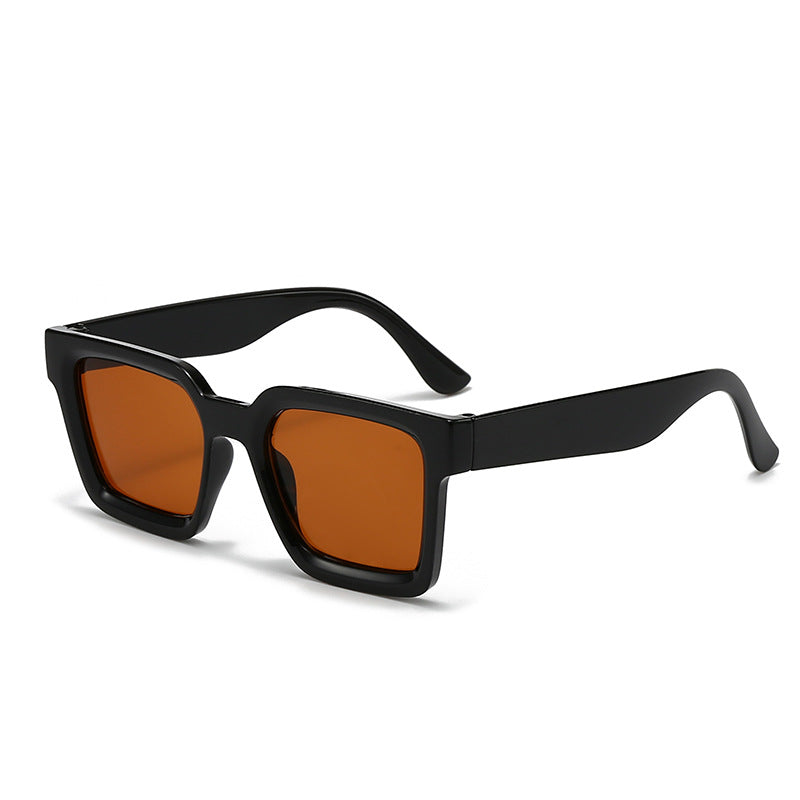 Oversized Geometric Frame Sunglasses