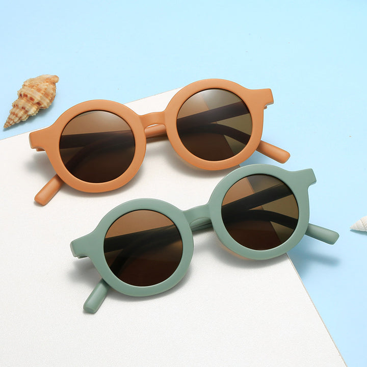 Women's trendy round sunglasses with comfortable frame and UV protection Bowlift