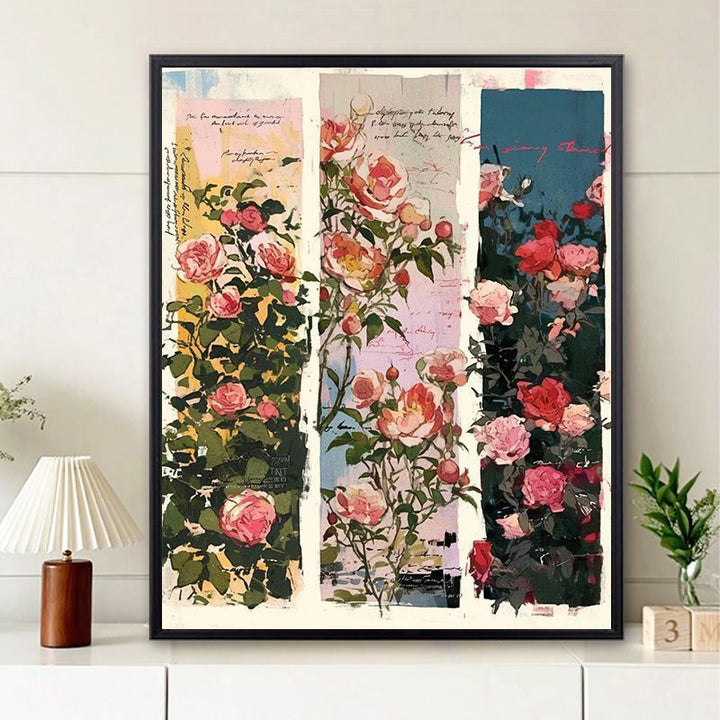 Vintage Floral Wall Art Bowlift