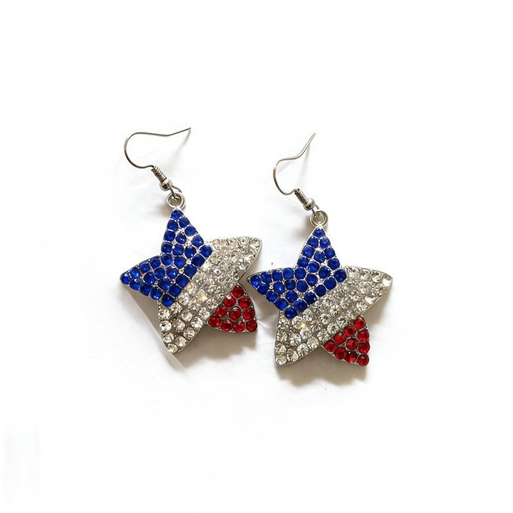 Women’s eye-catching drop earrings with flexible mesh, sequined trim, and hook closure Bowlift