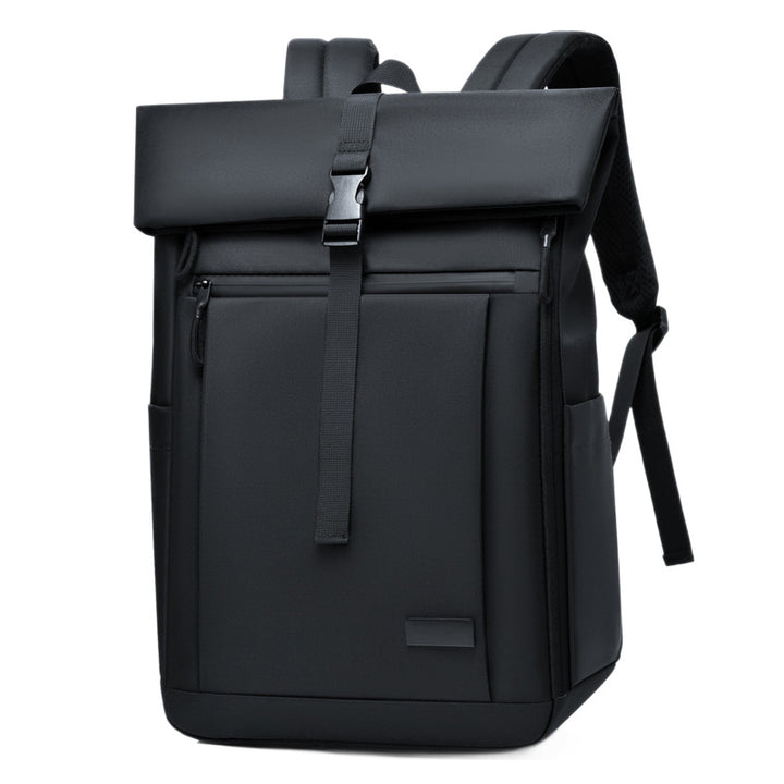 Versatile Roll-Top Laptop Backpack Bowlift
