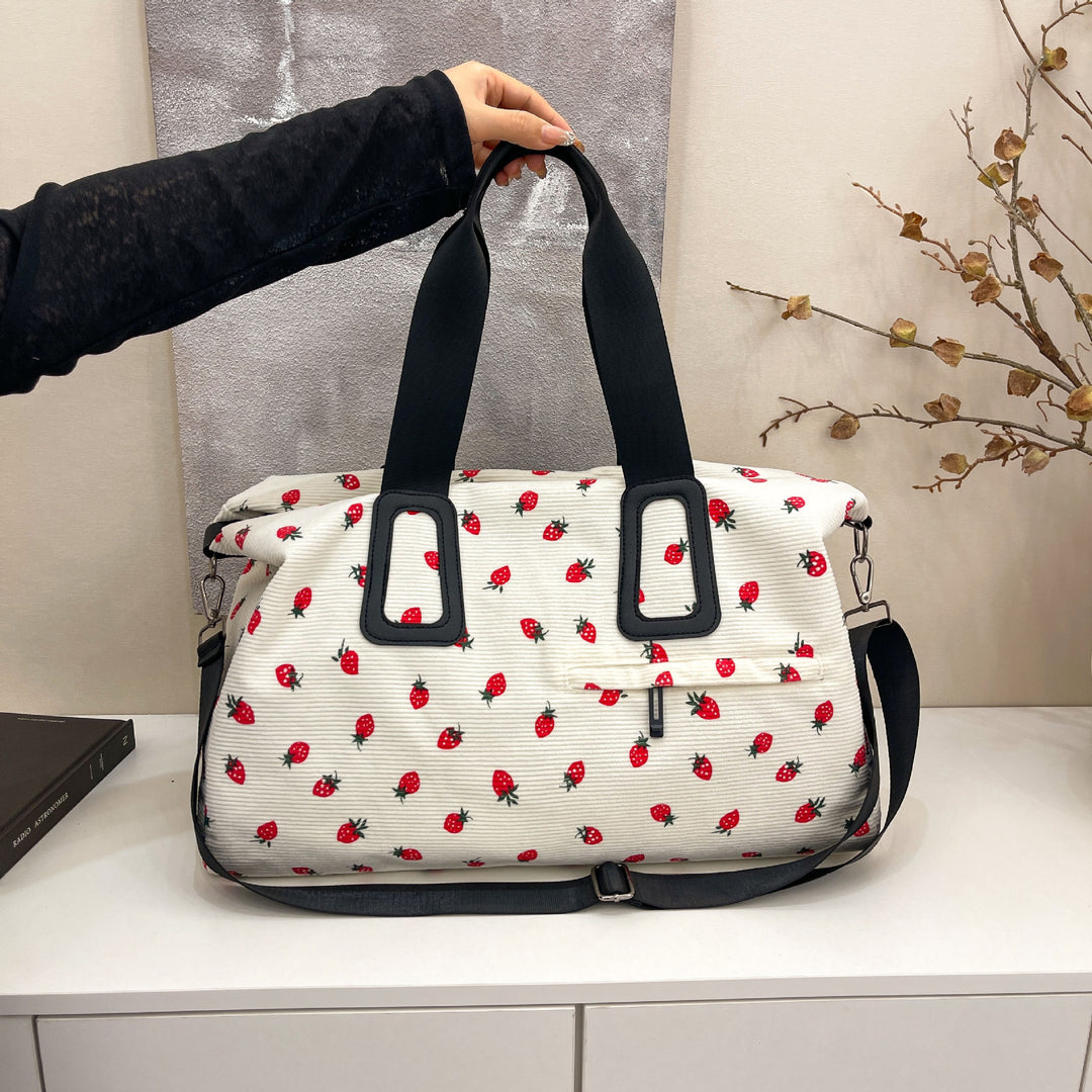 Tote bag with fruity design and multifunctional compartments Bowlift