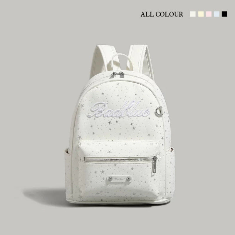 Star-Embellished Mini Backpack Bowlift
