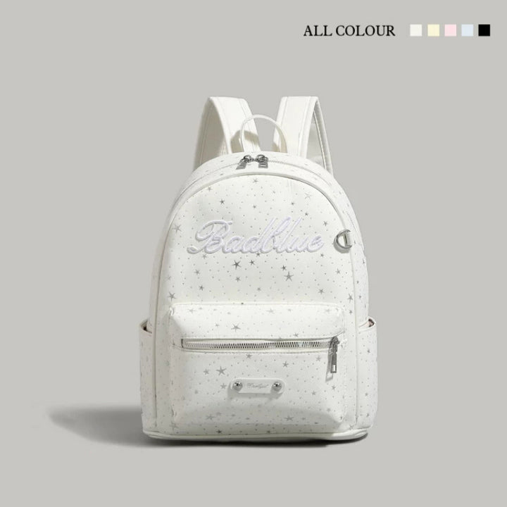 Star-Embellished Mini Backpack Bowlift
