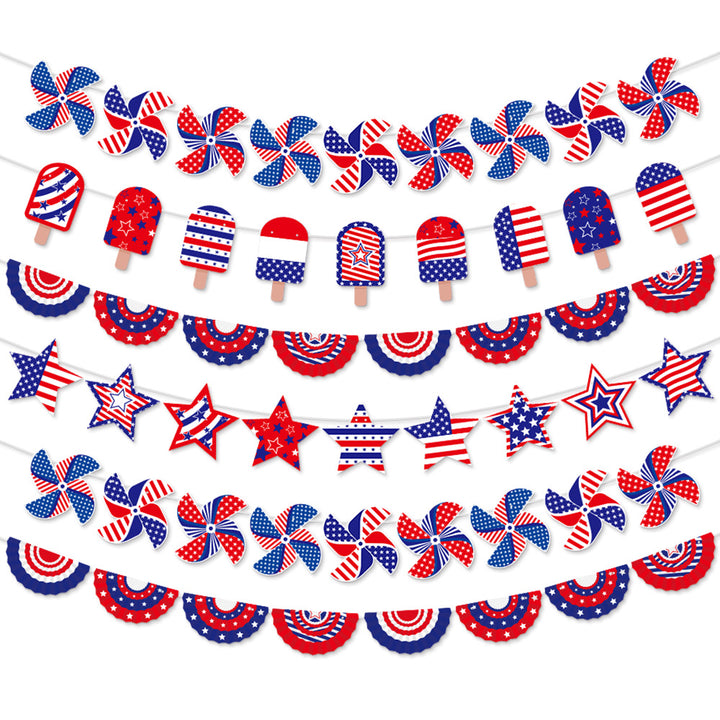 Unisex nan multi-layered fan garland made of paper for party and window decoration Bowlift