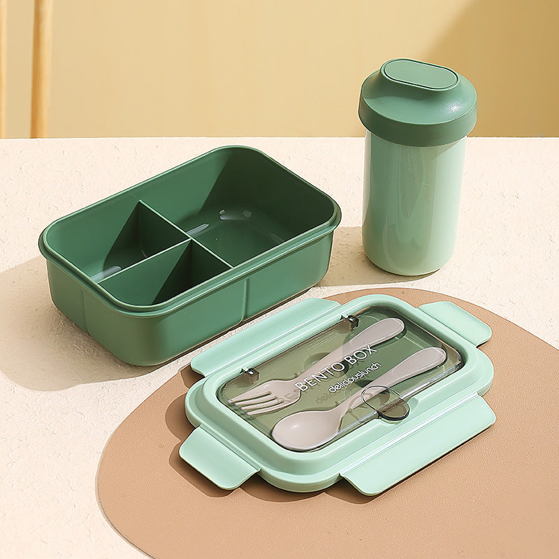 Leakproof Compartmentalized Kids Bento Lunchbox with Removable Round Soup Bowl and Utensil Storage Bowlift