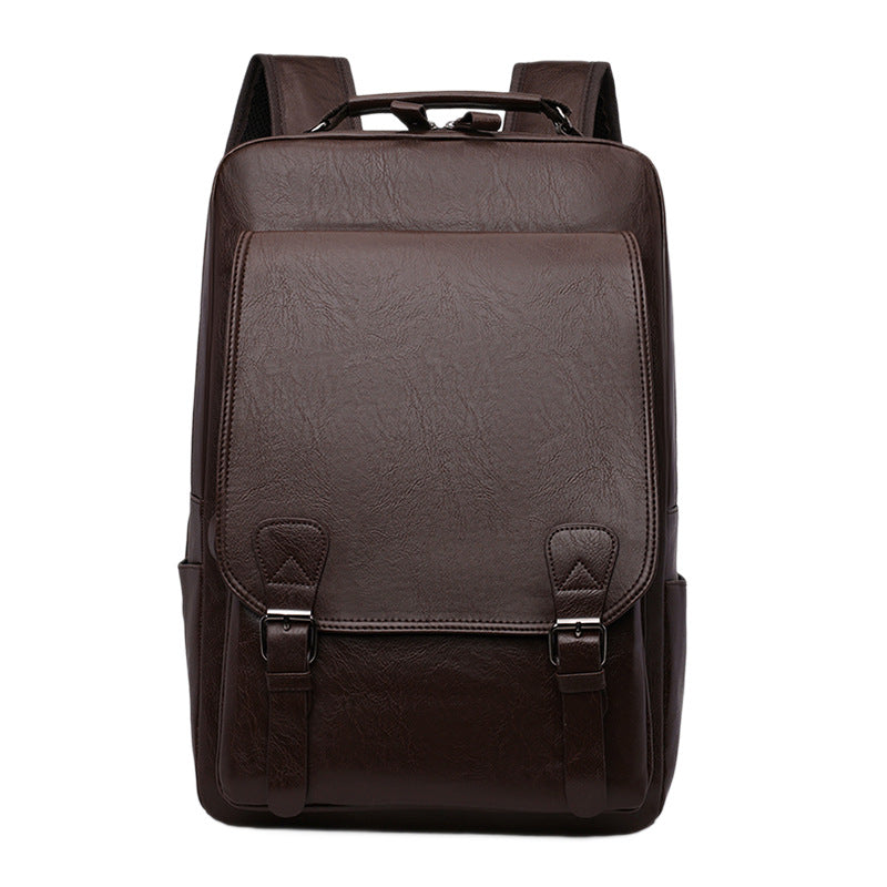 Stylish Leather Backpack Bowlift