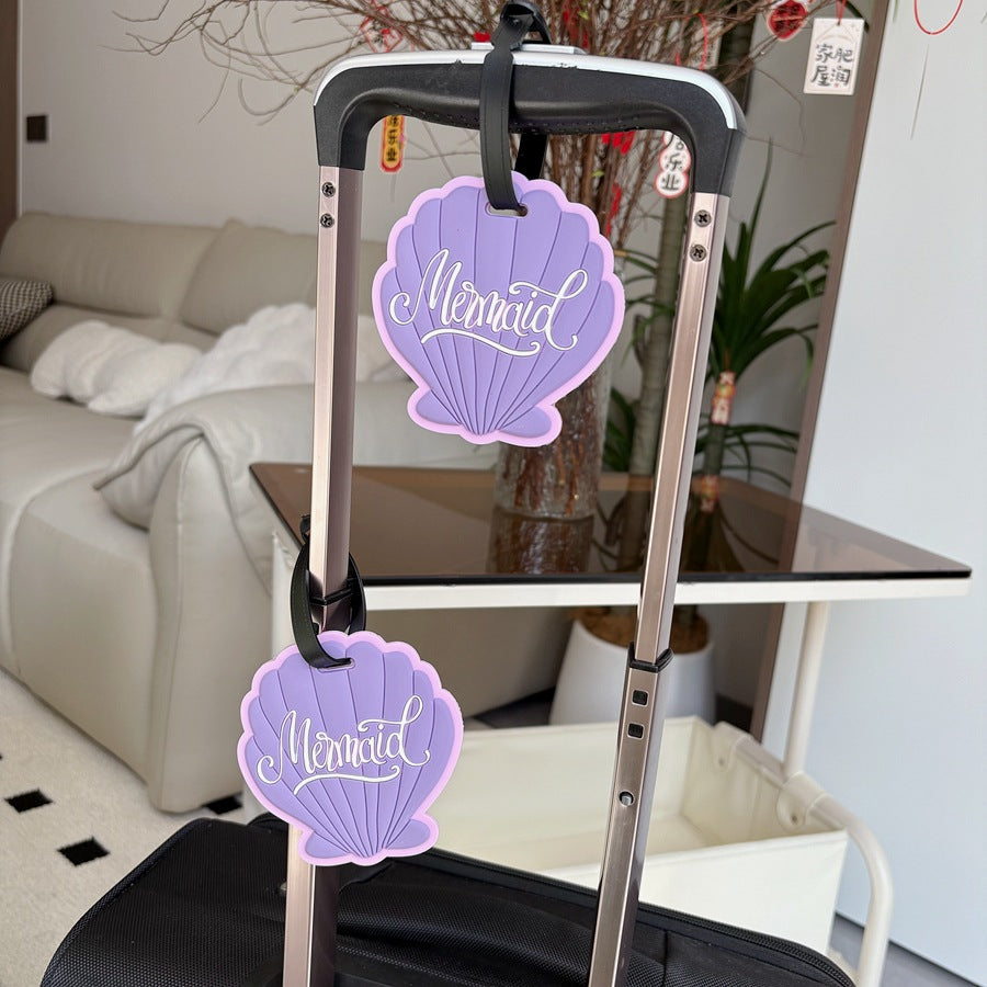 Mermaid Shell-Shaped Luggage Tag Bowlift