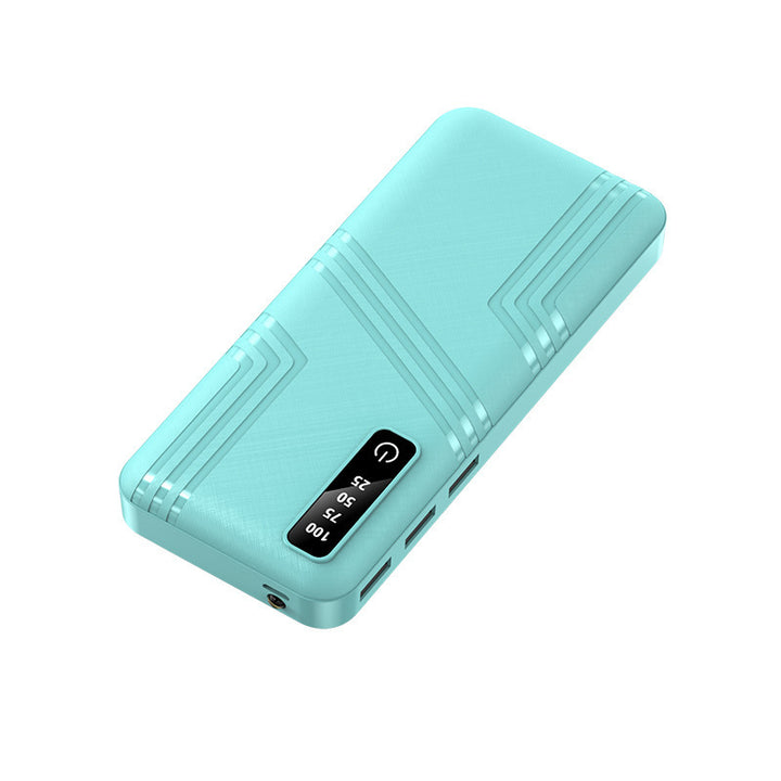 Portable power bank with multifunctional fast charging connector and LCD display Bowlift