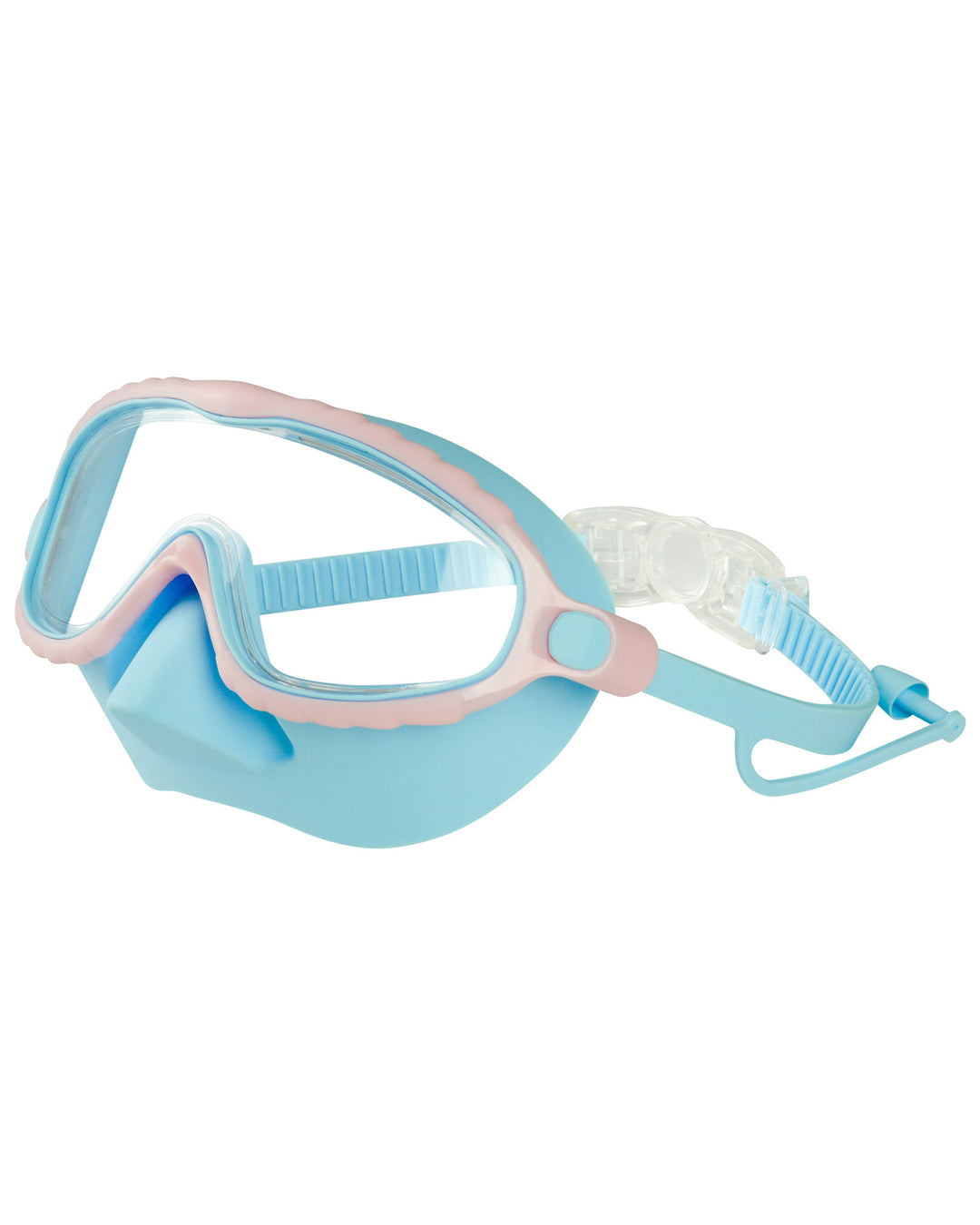 Swimming mask with adjustable comfort and clear field of vision Bowlift
